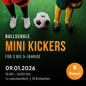 Erlebniswelt Ballschule für 3 bis 5-jährige Kinder I Mini Kickers
